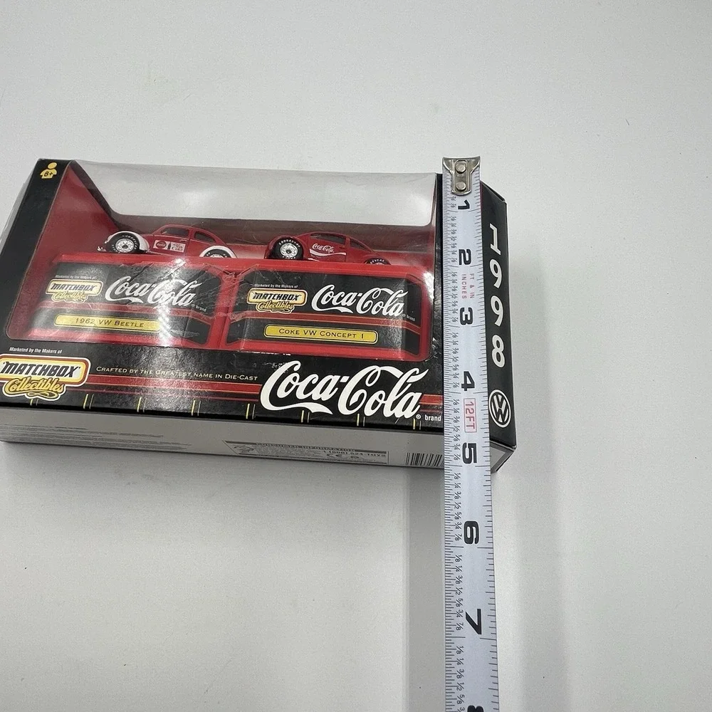 Matchbox 1:64 scale Coca-Cola series 1962 VW Beetle &‎ 1998 VW Concept 1